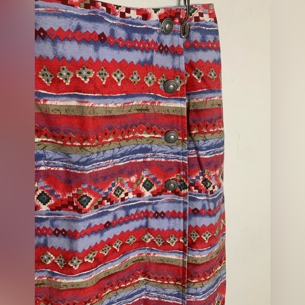 Vintage Faux Wrap Western Skirt​​​​​​​ - Picture 4 of 13